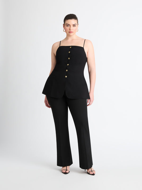 Size16 SHEIKE Nicole Top Black 1006916 Front Image