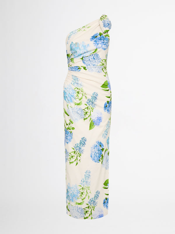 BLUE BELL MIDI DRESS IN FLORAL PRINT GHOST IMAGE