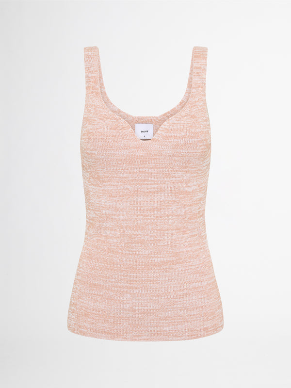 GEORGIA KNIT TOP IN COSMETIC PINK GHOST IMAGE