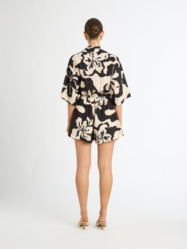 PACIFICAO PLAYSUIT PRINT BACK IMAGE