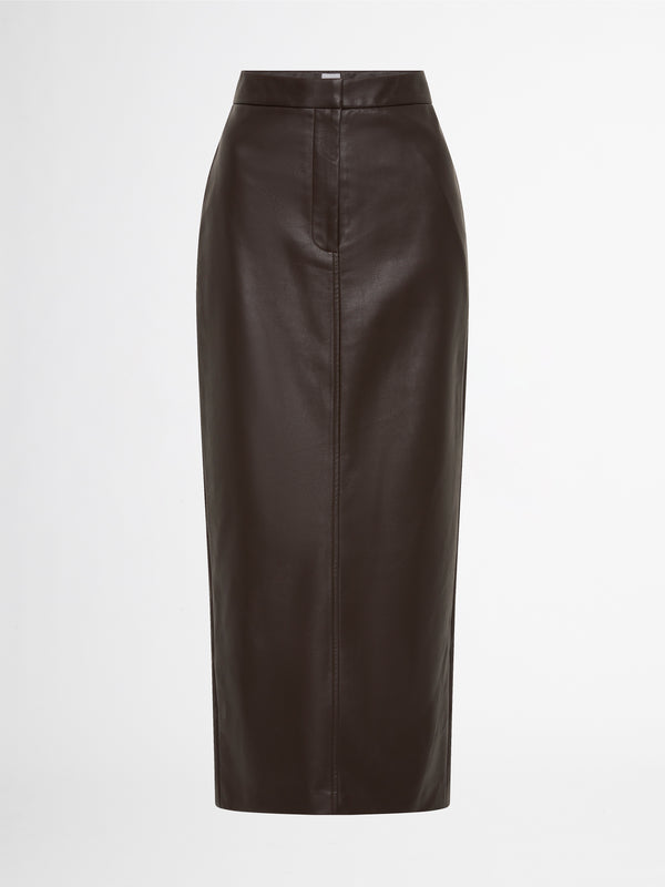 APOLLO MAXI SKIRT IN CHOCOLATE GHOST IMAGE