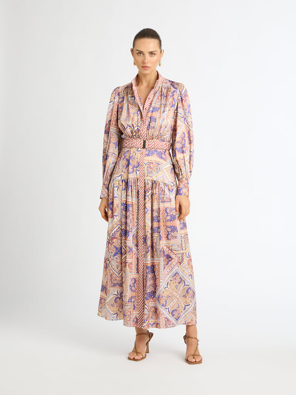 MARRAKESH DRESS WITH LONG SLEEVES FRONT IMAGE