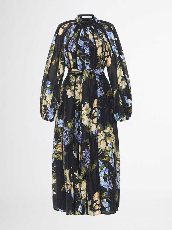 WOODLAND FLORAL MAXI DRESS GHOST IMAGE