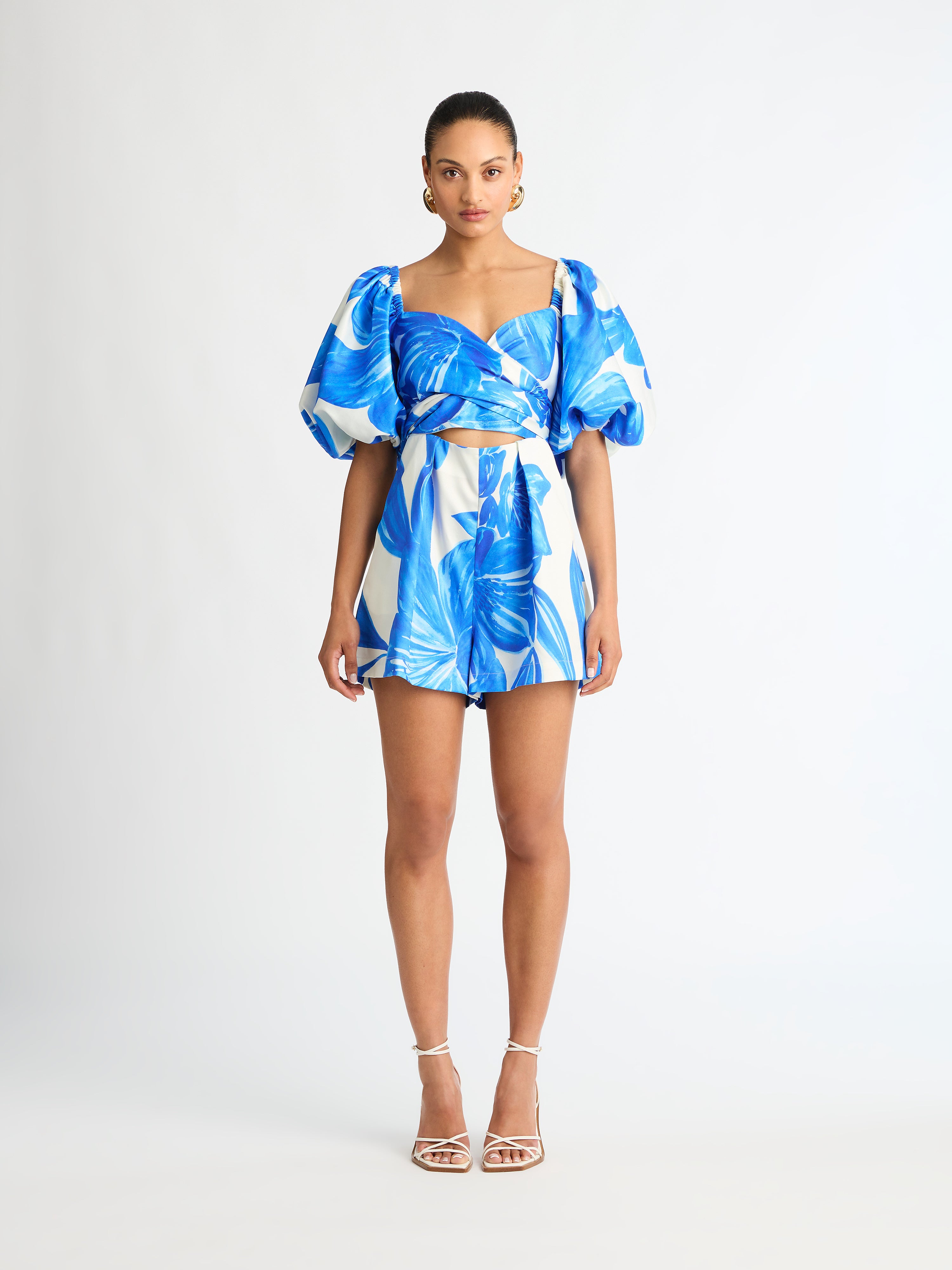 Sheike Floral Playsuit Coastal Bloom Playsuit Floral Printed Playsuit