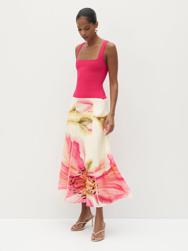 SHEIKE Poppy Midi Skirt Floral 1008094 Campaign Image