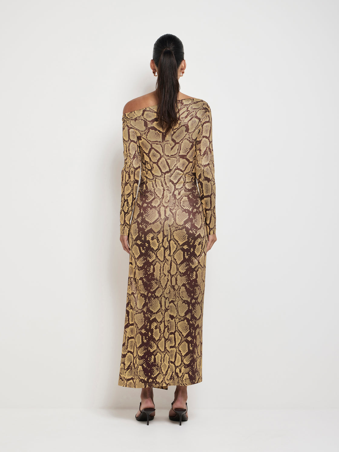 Daphne Printed Belted Midi Dress main image 0