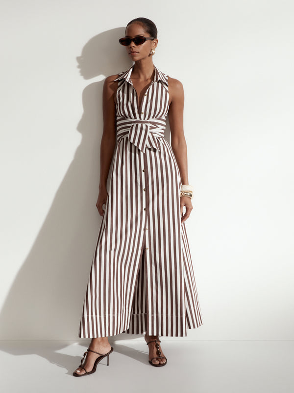 SHEIKE Anabella Midi Dress Stripe 1008112 Campaign Image