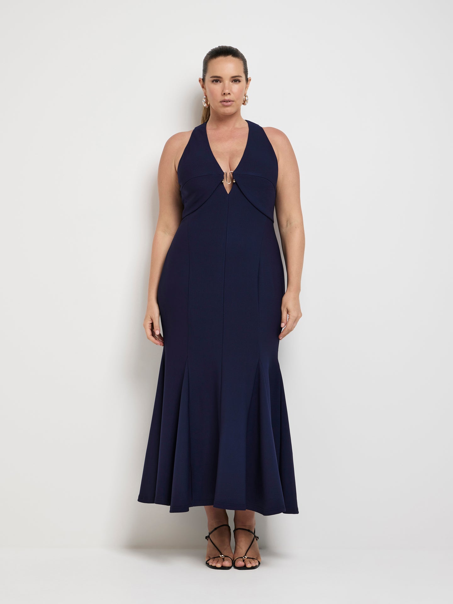 Billie Dress - Chunky Windowpane Black