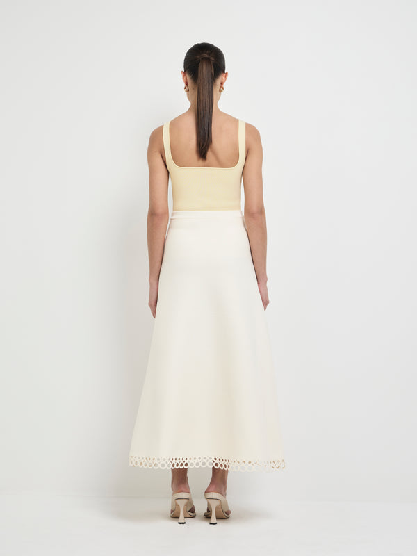 SHEIKE Stephanie Skirt Ivory 1007673 Back Image