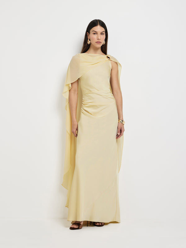 Size6 SHEIKE Sofia Gown Lemon 1007902 Front Image