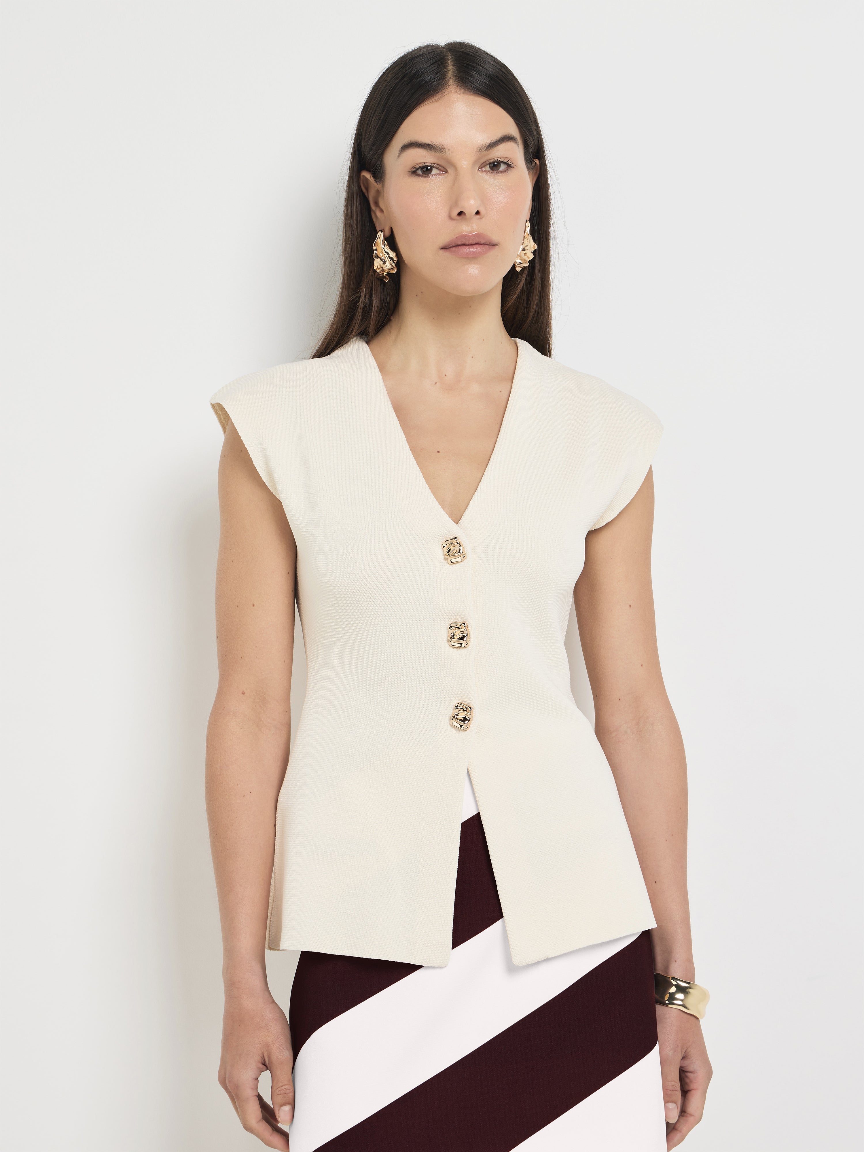 YASHIKI Yukiiro Vest(IVORY) 2025年最新】YASHIKI ベストの人気
