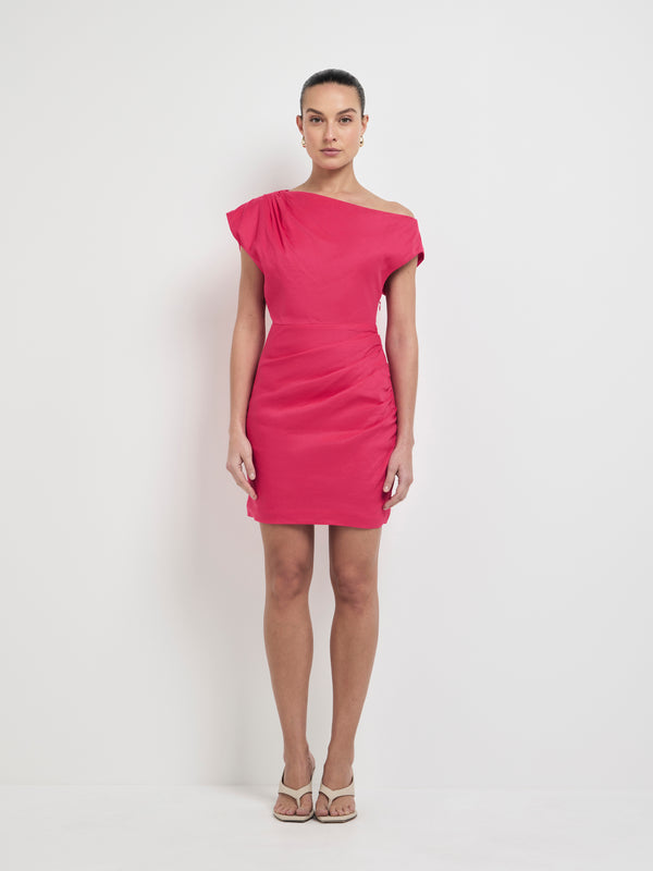 Size8 SHEIKE Arielle Mini Dress Raspberry 1007978 Front Image