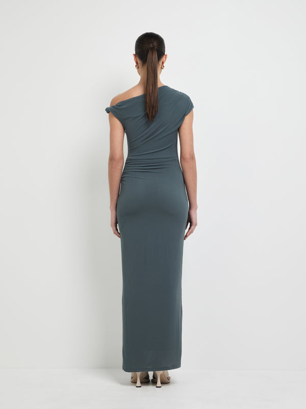 SHEIKE Sabine Midi Dress Anthracite 1007979 Back Image