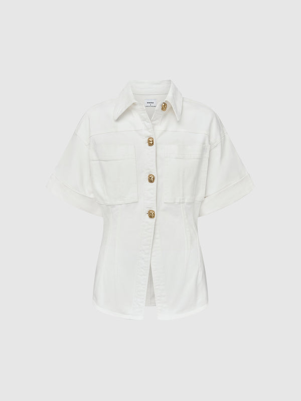 SHEIKE Esme Shirt White 1007984 Ghost Image