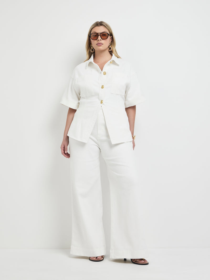 Esme Oversized T-Shirt - White