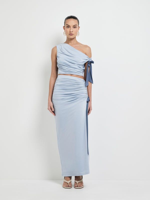 Size8 SHEIKE Leon Midi Skirt Iceblue 1007989 Front Image