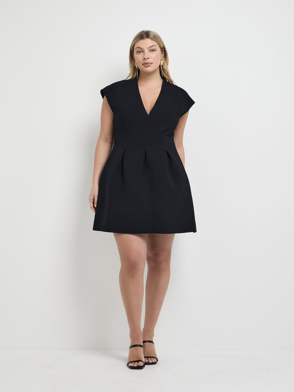 Size16 SHEIKE Kyla Mini Dress Black 1007995 Front Image