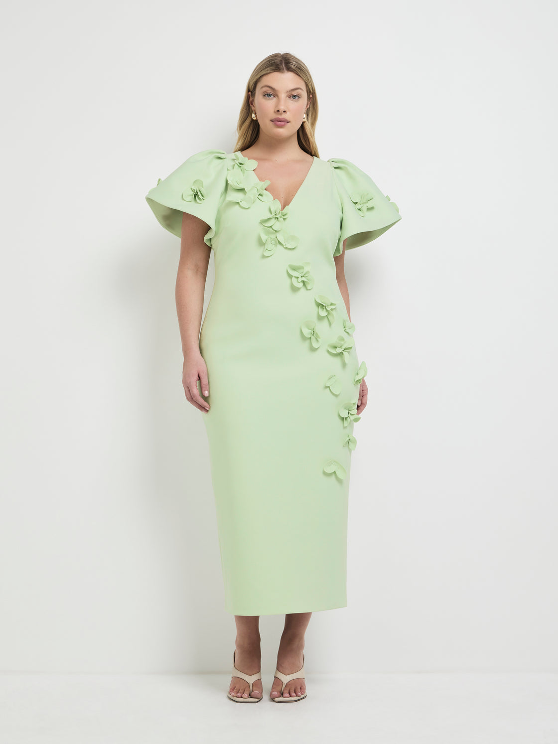 Michelle Summer Midi Belt Dress main image 0