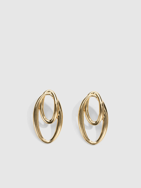 SHEIKE Clara Earrings Gold 1008043 Ghost Image