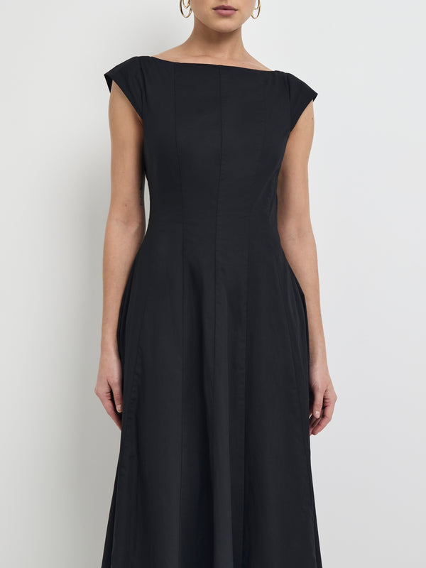 SHEIKE Amelie Midi Dress Black 1008046 Detail Image