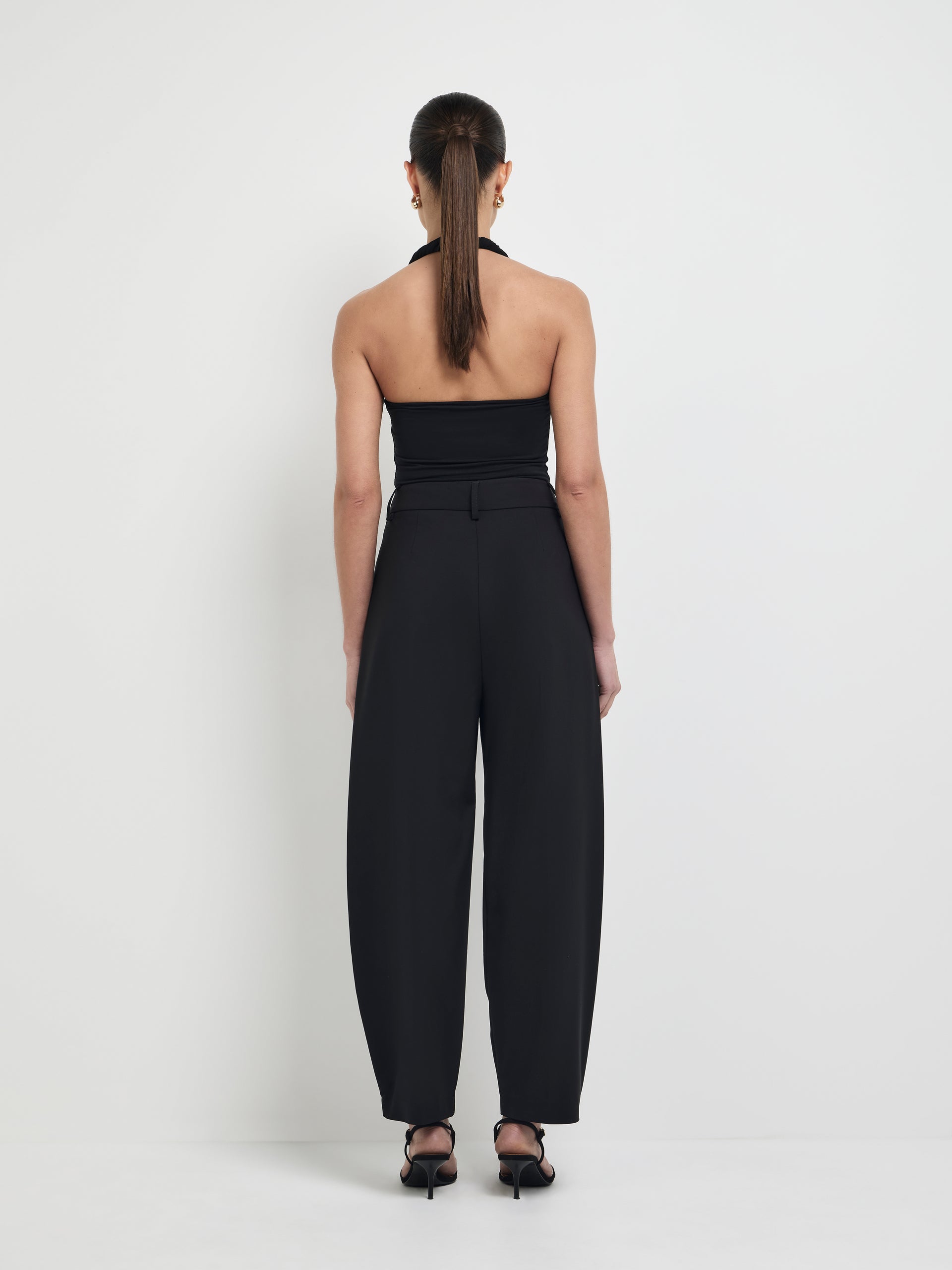 V HIGH LEG PANT MIDNIGHT POPPY