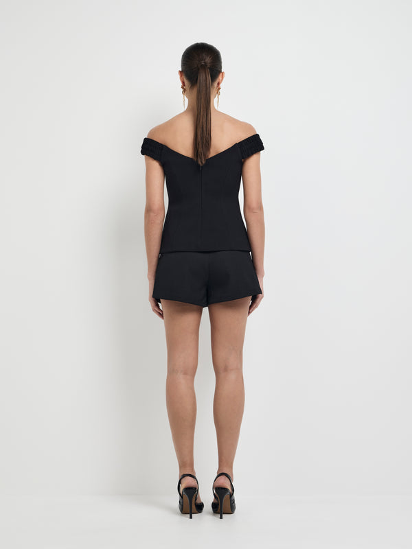 SHEIKE Noelle Top Black 1008049 Back Image
