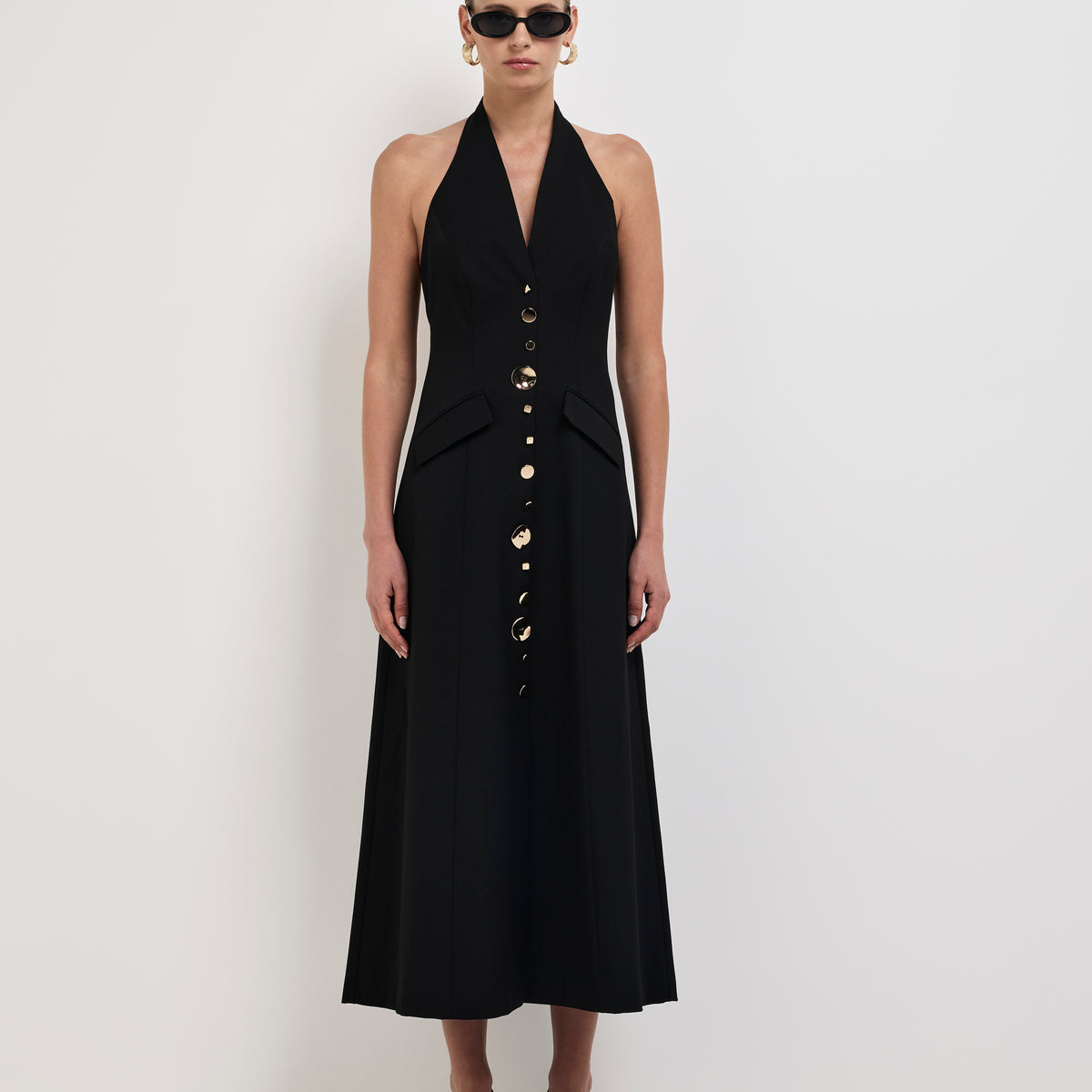Shelle Maxi Dress, Black main image 1