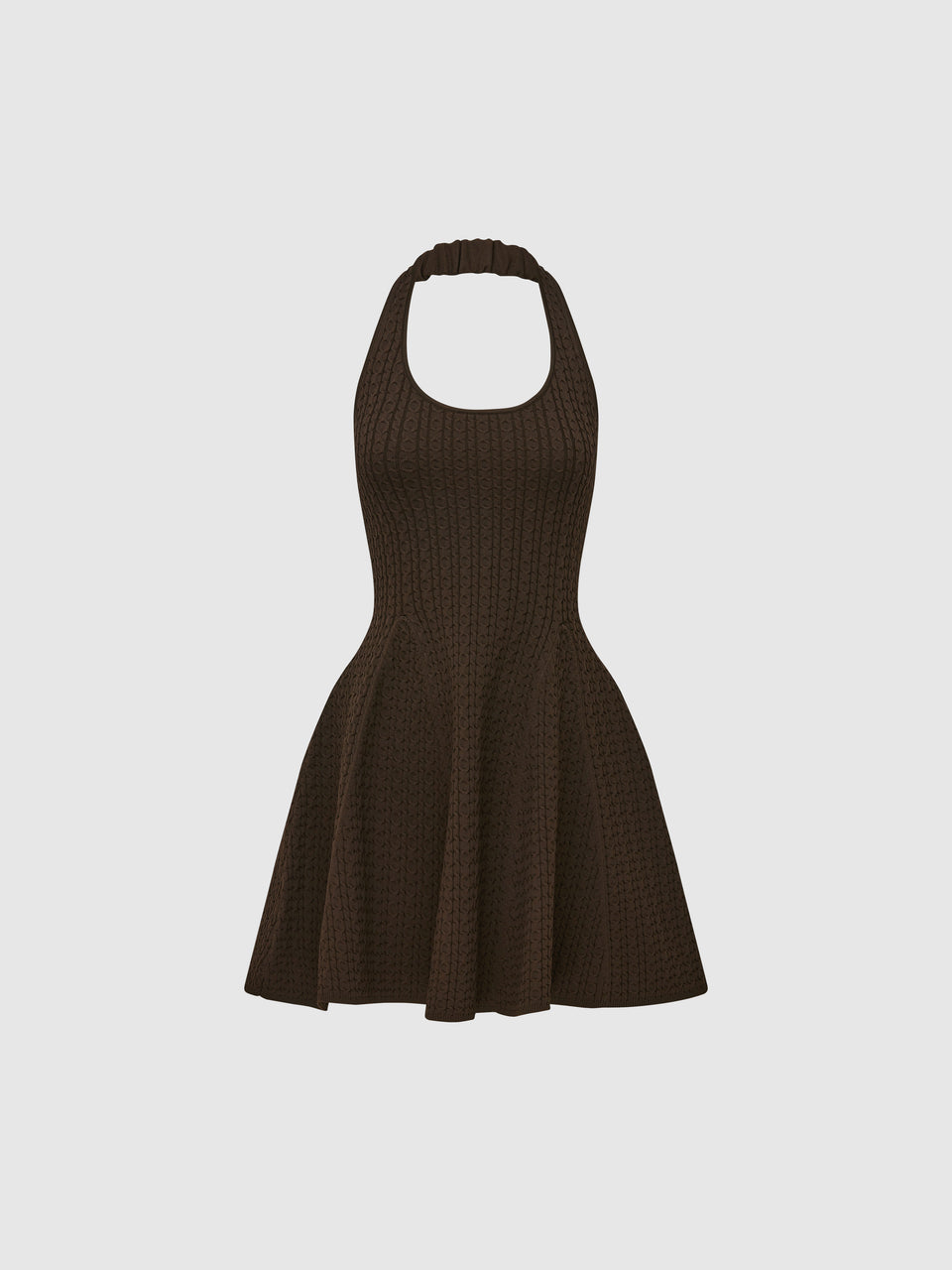 Aleski Mini Dress - Chocolate main image 0