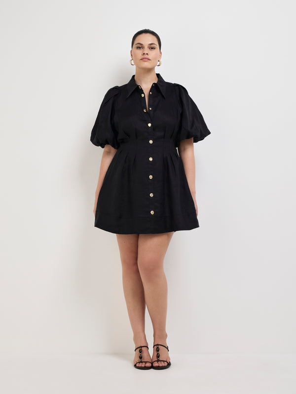 Size12 SHEIKE Elisa Mini Dress Black 1008068 Front Image