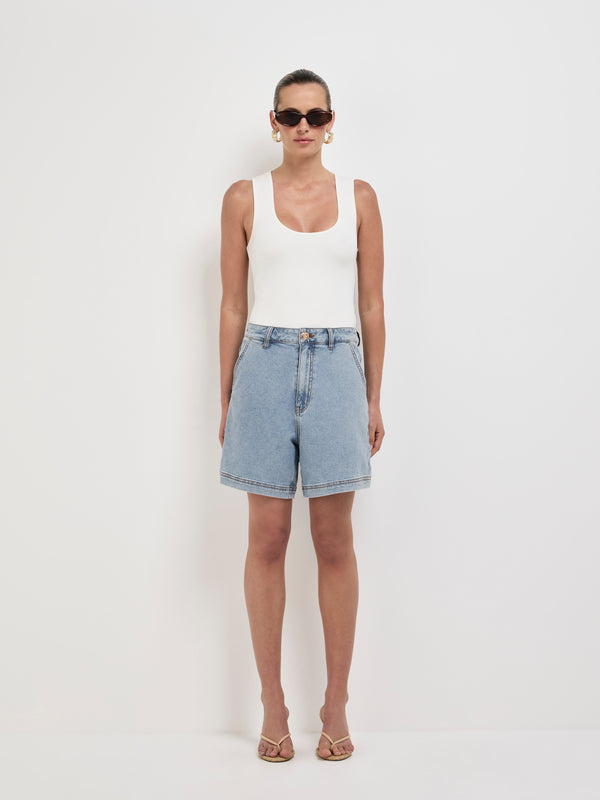 SHEIKE Emma Short Blue 1008077 Straight On Image