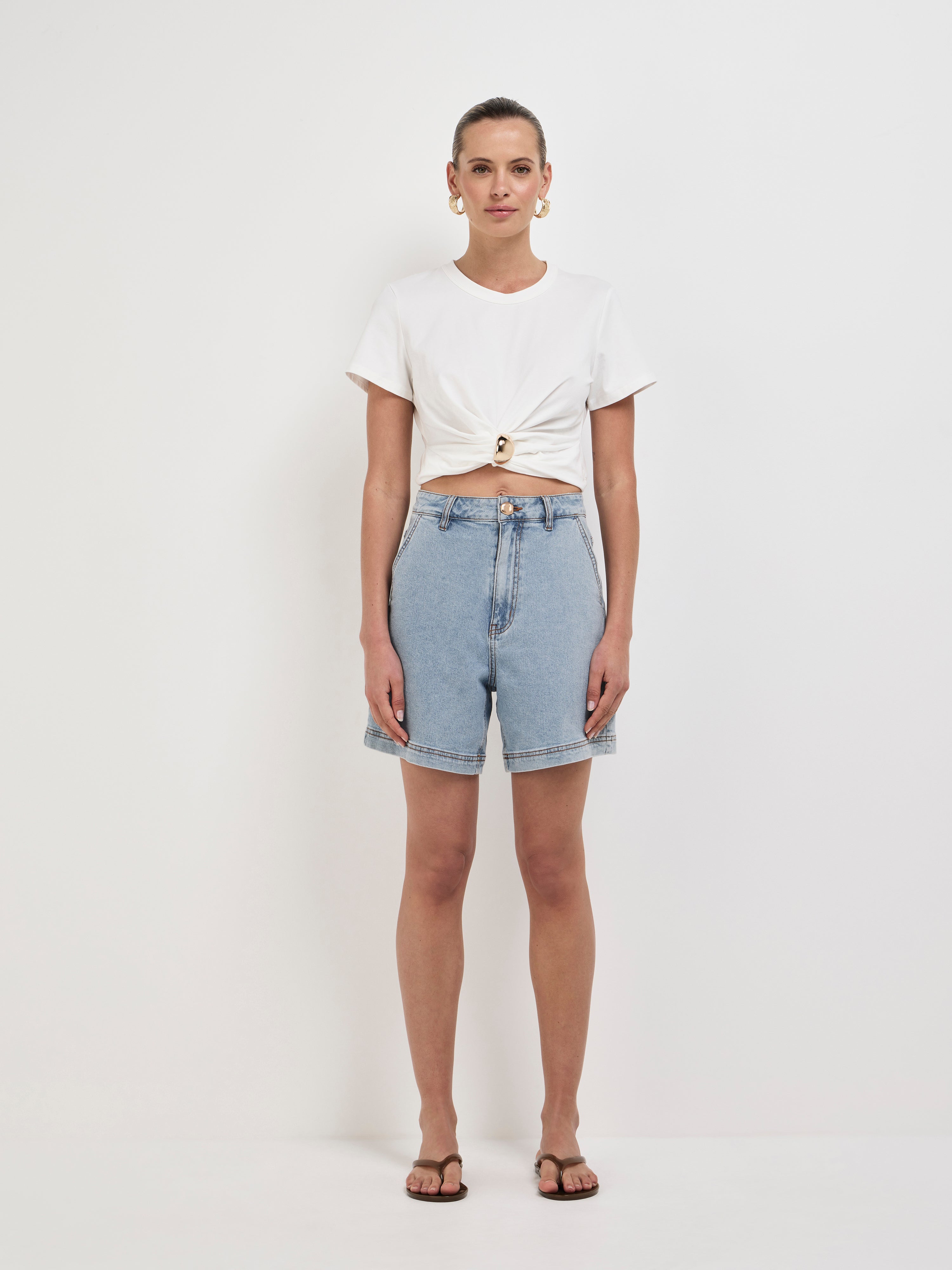 Nora T-Shirt White | Women's T-Shirt | SHEIKE