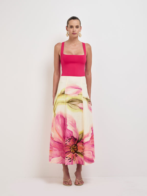 SHEIKE Poppy Midi Skirt Floral 1008094 Front Image