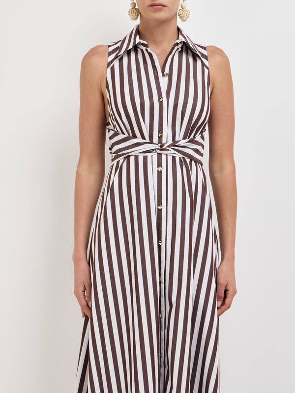 SHEIKE Anabella Midi Dress Stripe 1008112 Detail Image