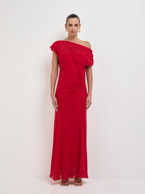 Size8 SHEIKE Ariel Maxi Dress Red 1008115 Front Image