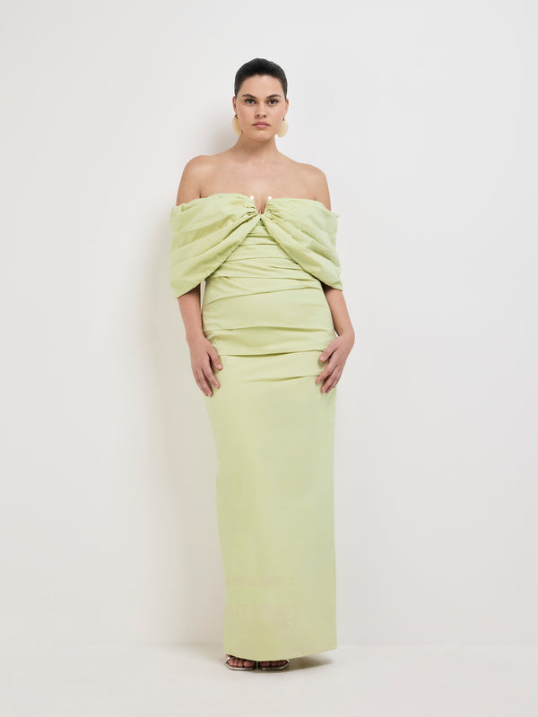Size12 SHEIKE Camilla Maxi Dress Green 1008144 Front Image