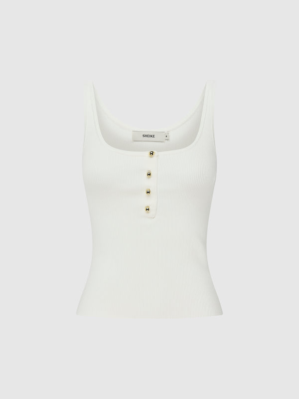 SHEIKE Tate Knit Top White 1008147 Ghost Image