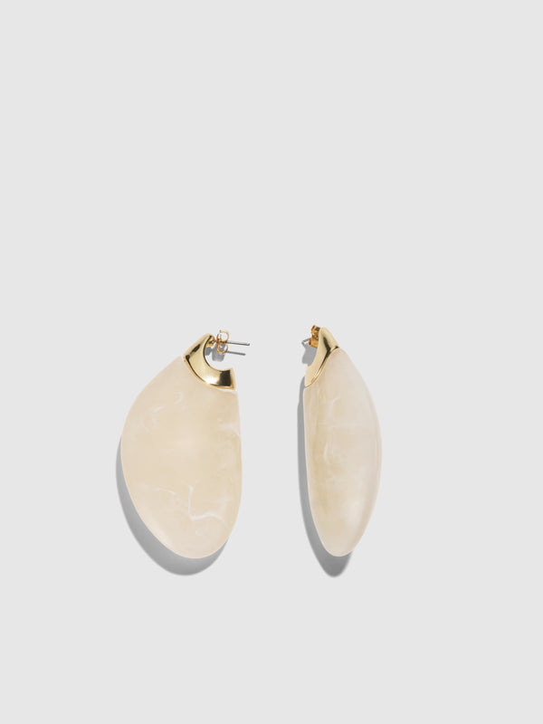 SHEIKE Harper Earrings Cream 1008169 Ghost Image