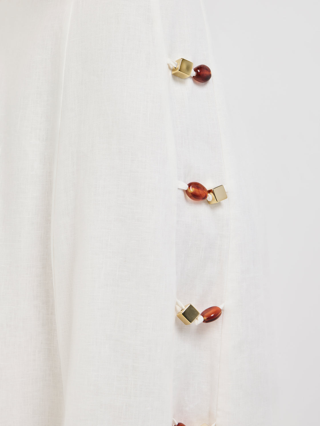 ALEXA MIDI LINEN DRESS