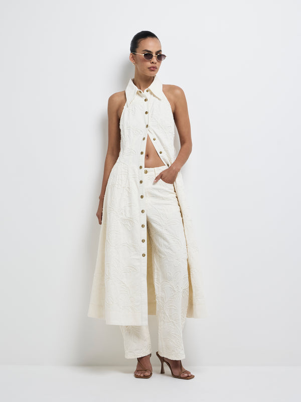 SHEIKE Maisie Midi Dress Ivory 1008182 Front Image Styling