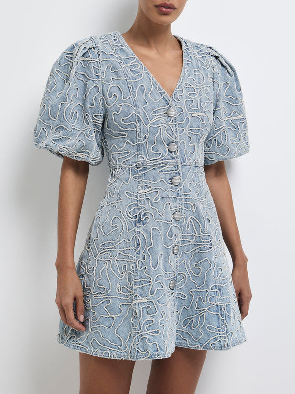 SHEIKE Haris Mini Dress Blue 1008183 Close Up Image