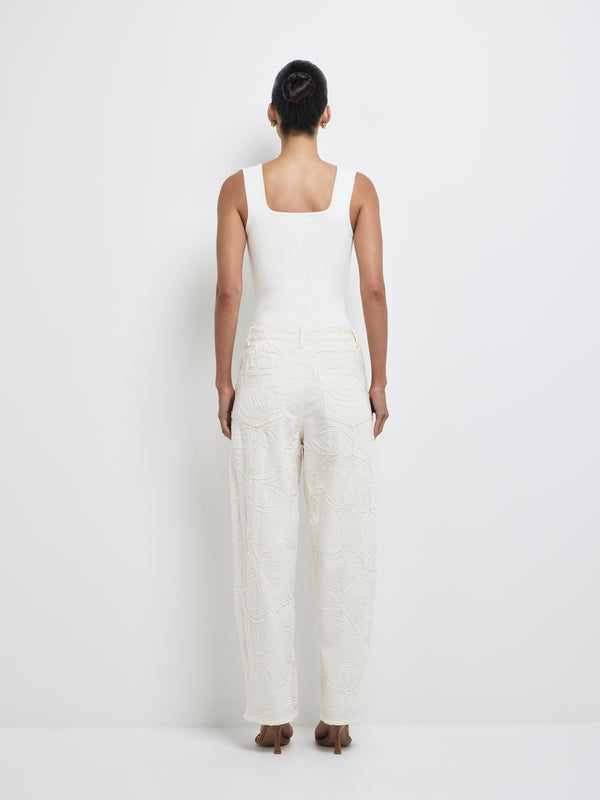 SHEIKE Masie Jean Ivory 1008185 Back Image