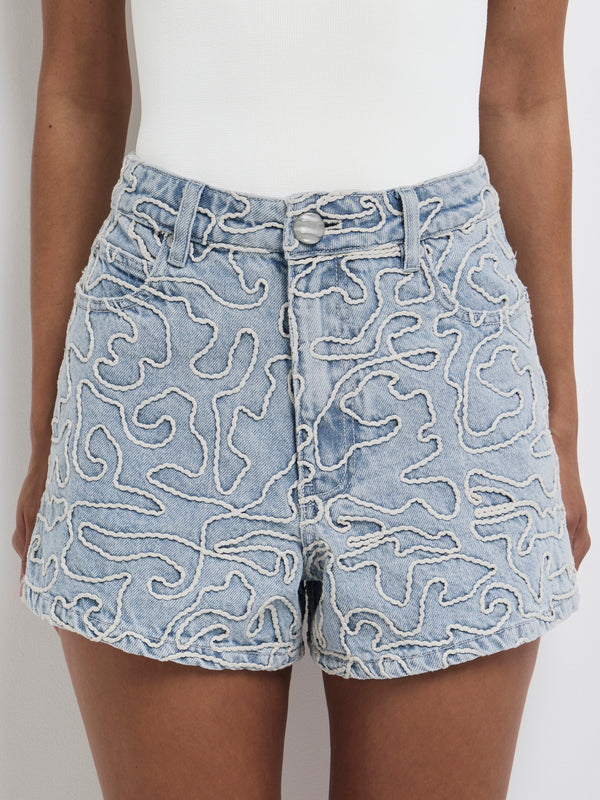 SHEIKE Haris Short Blue 1008186 Close Up Image