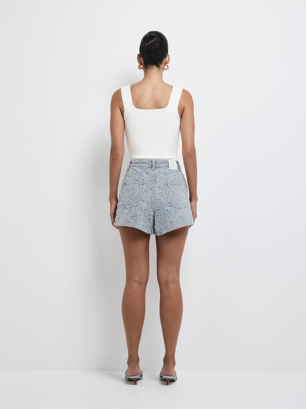 SHEIKE Haris Short Blue 1008186 Back Image
