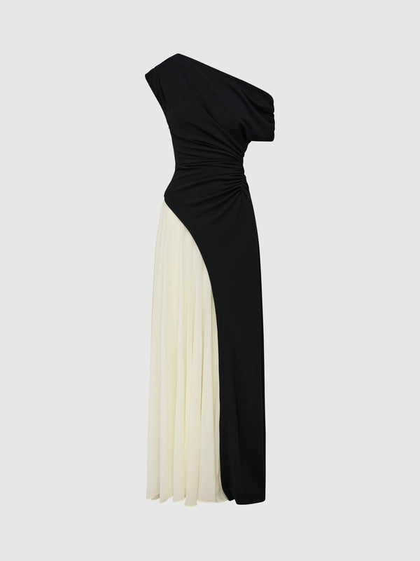 Ghost SHEIKE Celine Maxi Dress Black White 1008189 Ghost Image