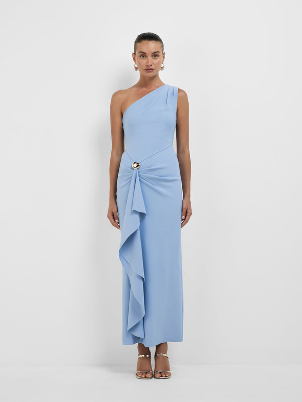 Size8 SHEIKE 1008193 Dominique Maxi Dress Icy Blue Front Image