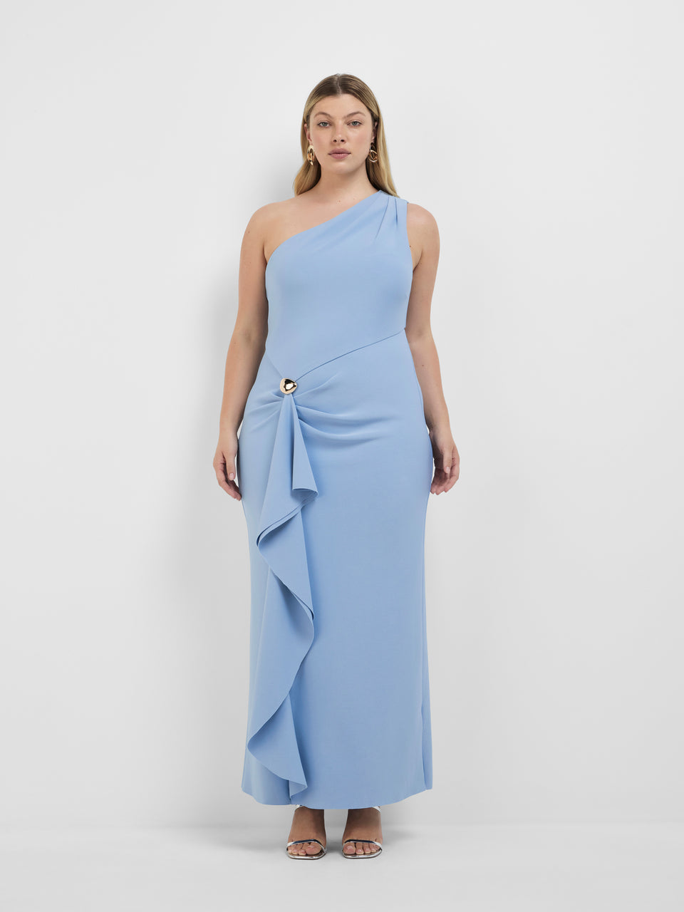 Dominique Maxi Dress Icy Blue