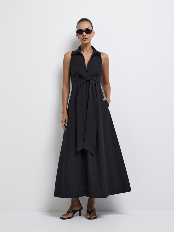 SHEIKE Cecilia Midi Dress Black 1008211 Front Image Styled