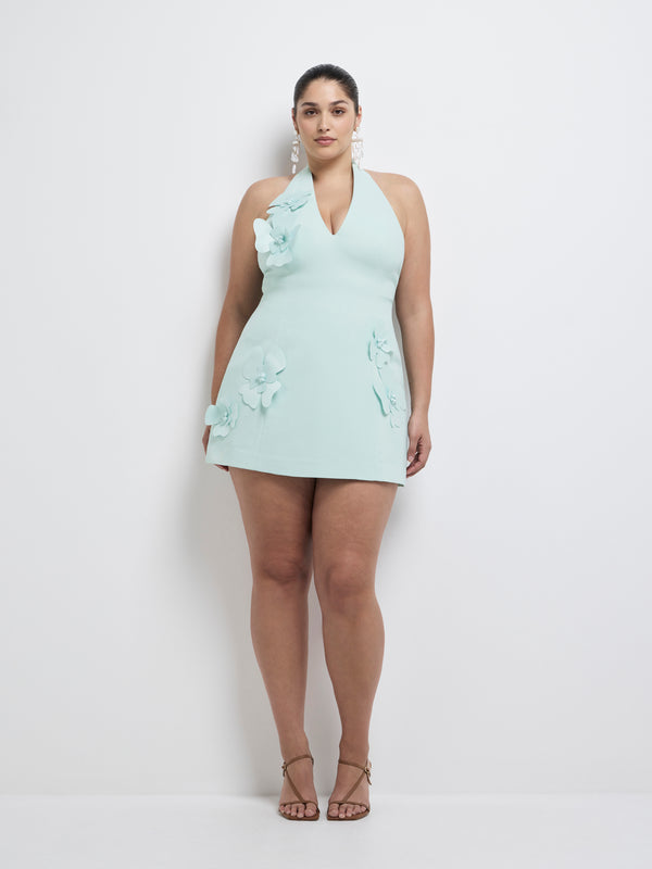 Size16 SHEIKE Petal Mini Dress Mint 1008214 Front Image