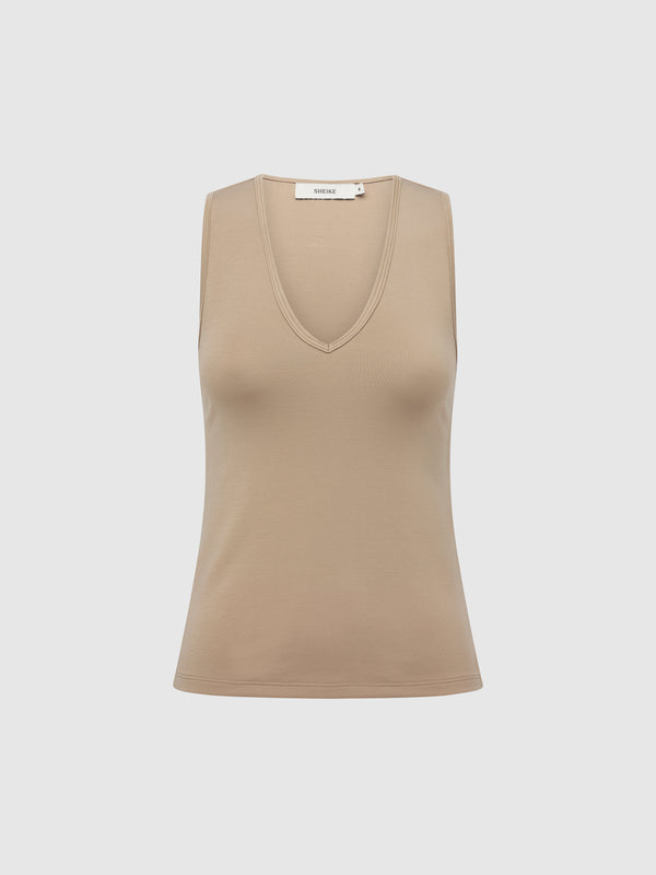 SHEIKE Eva Tank Sand 1008233 Ghost Image