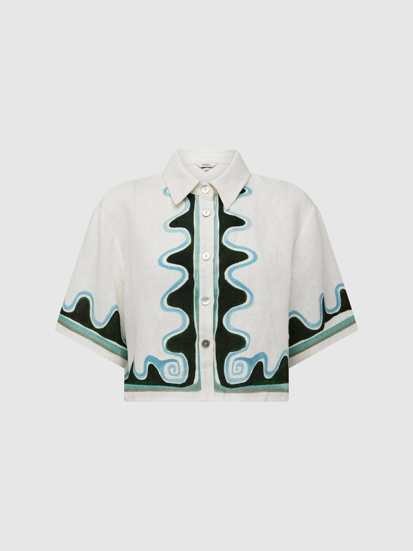 SHEIKE Rhodes Shirt Print 1008247 Ghost Image